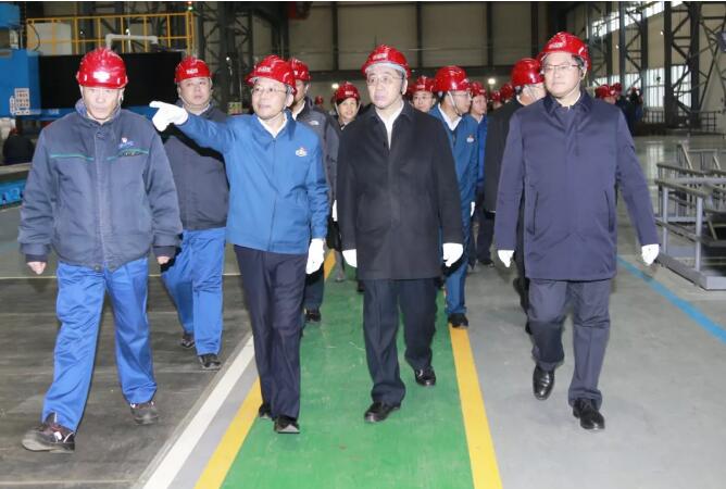 雷凡培、楊金成到渤船集團調(diào)研