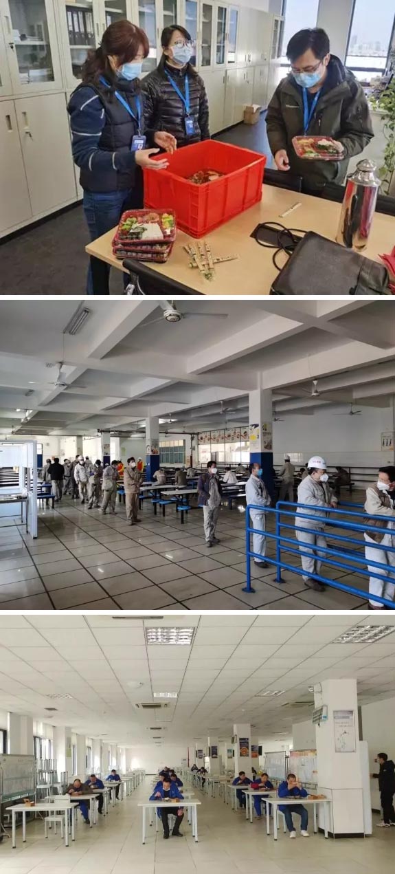 員工就餐：分開、分開、分開